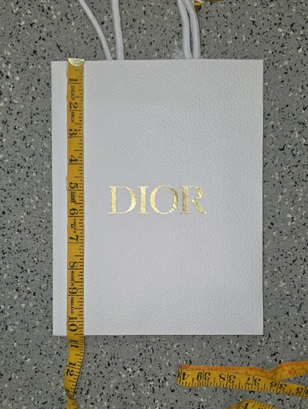 Dior white textured